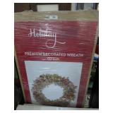 Decorated wreath60 in dia. ,premium decorated