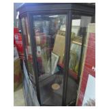 Octagonal display cupboard Glass