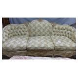 French provincial sofa & chairFloral & leaf