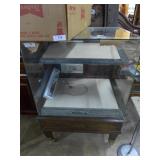 Antique Sheaffers Pin lighted two shelf display