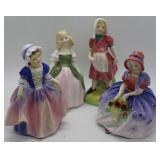 Four Royal Doulton ladies: Jill, Monica, Penny,