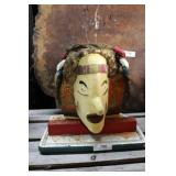 One of a kind funky Native American abstract art