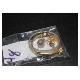 Assorted scrap 14kt gold (5.4gtw) & pearl earrings