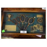 Fantasy shadowbox " The history of the tennis