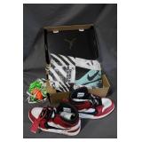 Nike The 10: Air Jordan 1 size 9 white/black