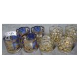 Mid Center highball glasses: mushrooms &