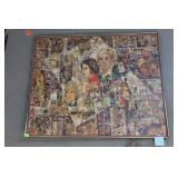 Large abstract original portraits in design 39.5"