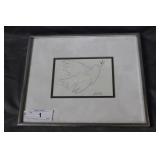 Petite framed Picasso Dove print