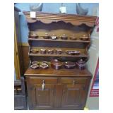 Nice Country Pine Cupboard, original, 17"x 44" x