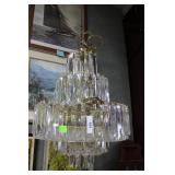 Lucite Four tier chandelier