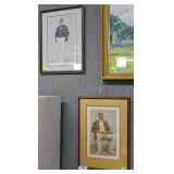 Two complimentary Vanity Fair framed prints: