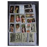 Collection 70s Pop Star trading cards