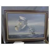 Ancient Mariner Oil on canvas, 42 x 30in.