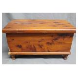 Tabletop Kids cedar chest 17" x 9" 10"