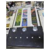 Vintage .50 3- slot condom dispenser, Raised