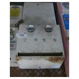 Vintage 2- slot condom dispenser, no names, AS IS