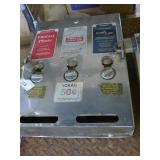 Vintage .50 3- slot condom dispenser, Fantasy