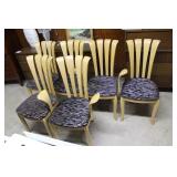 Six Contemporary A. Siban Italian made chairs