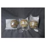 Three Barry Halper  Autographed baseballs: Clark