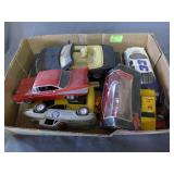 Toy Car lot, 9 pcs., race car, corvette, etc.