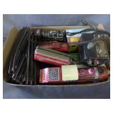 Toy Trains, assorted lot, tin & plastic, engines,