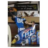 Miller Lite autographed Football advertisement