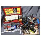 Erector Set in box & additional pieces