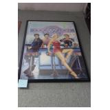 Hollywood Diner poster feating Elvis & Marilyn