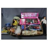 Toy Dolls, 9- pcs., festive Barbie, Avenger Black