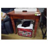 Mahogany drop leaf tableEarly mid century