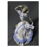 Lladro Nao of lady with sun bonnet