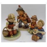 Four Hummel kids: Favorite pet, Traveler & two