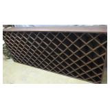 Large purpose built wine rack84 in x 10 d x 36