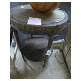 2 tier circular tableEarly century design &