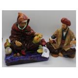 Two Royal Doulton Seated Figures