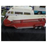 Vintage NYLINT hook & ladder, missing fire