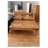 4pc contemporary living room set: coffee table 52"