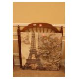 Twin headboard 43.5" x 45.5" & Contemporary Eiffel