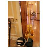 3 mop buckets & mops