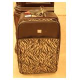 Liz Claiborne Zebra suitcase 29" x 17" x 11"