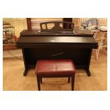 Suzuki HP100D electric piano with stool & music *s