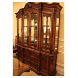 2part Highly carved Universal Furniture contempora