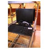 Two monitors & three keyboards