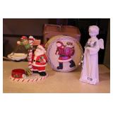 Christmas Angel, Santa basket & Santa melt