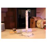 Marble paper towel stand, rolling pin & cocktail s
