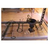 Plate rack, urn, candle holders
