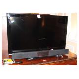 Sceptre flat screen TV & sound bar 38.75" x 26.5"
