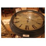 Large wall clock 23" D