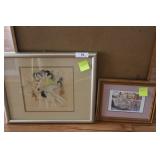 2Pcs framed art - Romancing Victoria 14"x11" Blain