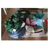 Christmas garland, wreath & table cover